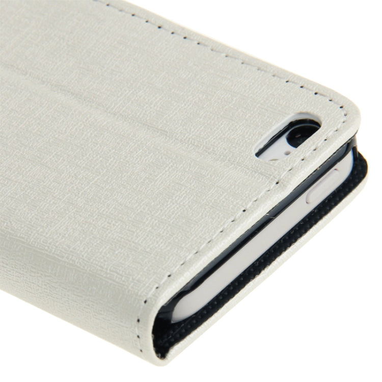 Linen Texture Leather Case with Credit Card Slots & Holder for iPhone 5C