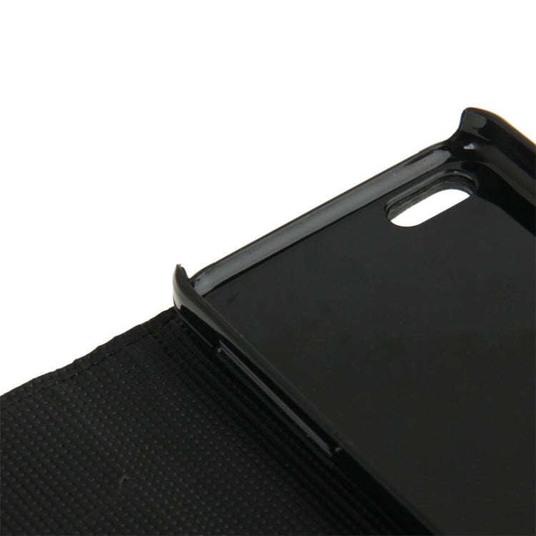 Litchi Texture Leather Case with Credit Card Slots & Holder for iPhone 5C