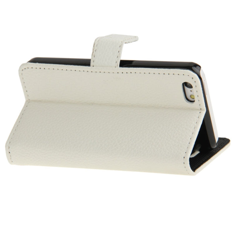 Litchi Texture Leather Case with Credit Card Slots & Holder for iPhone 5C