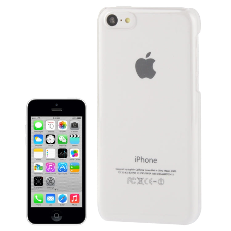 Smooth Surface Crystal Case for iPhone 5C(Transparent)