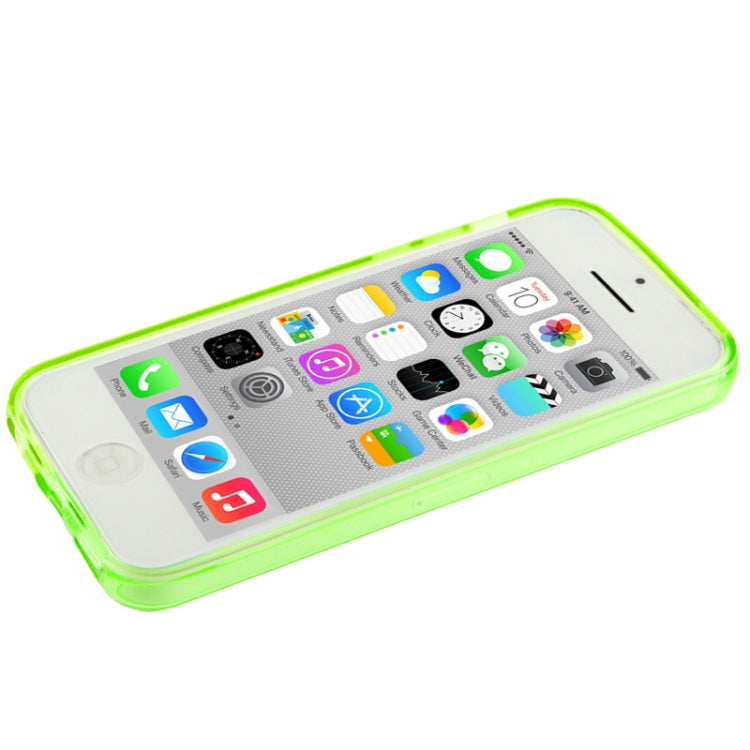 Translucent Signal-sided Frosted TPU Case for iPhone 5C