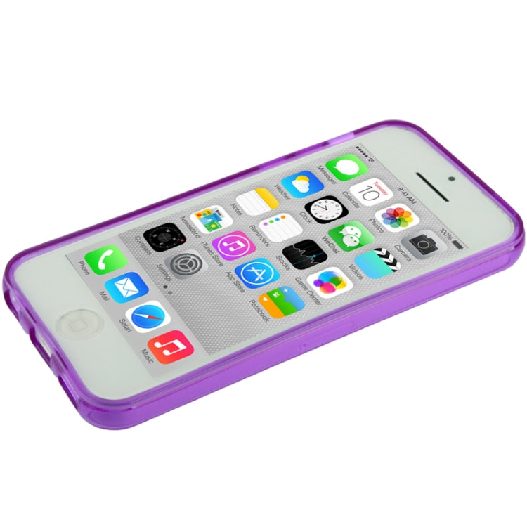 Translucent Signal-sided Frosted TPU Case for iPhone 5C