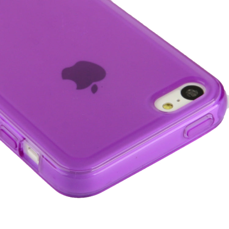 Translucent Signal-sided Frosted TPU Case for iPhone 5C