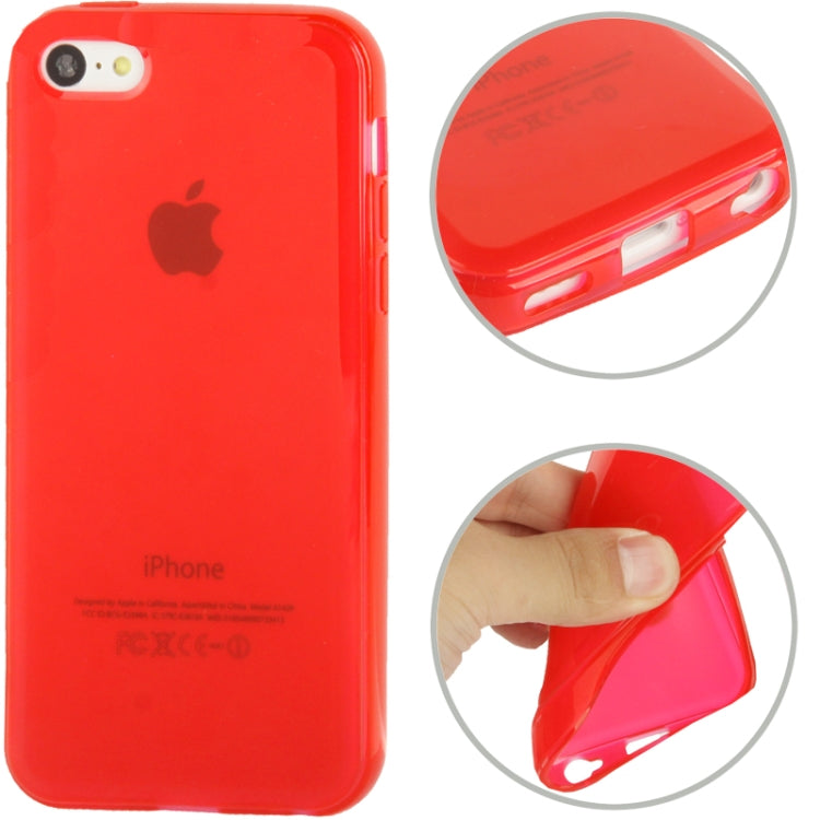 Translucent Signal-sided Frosted TPU Case for iPhone 5C