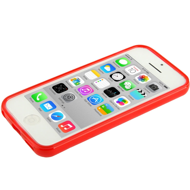 Translucent Signal-sided Frosted TPU Case for iPhone 5C