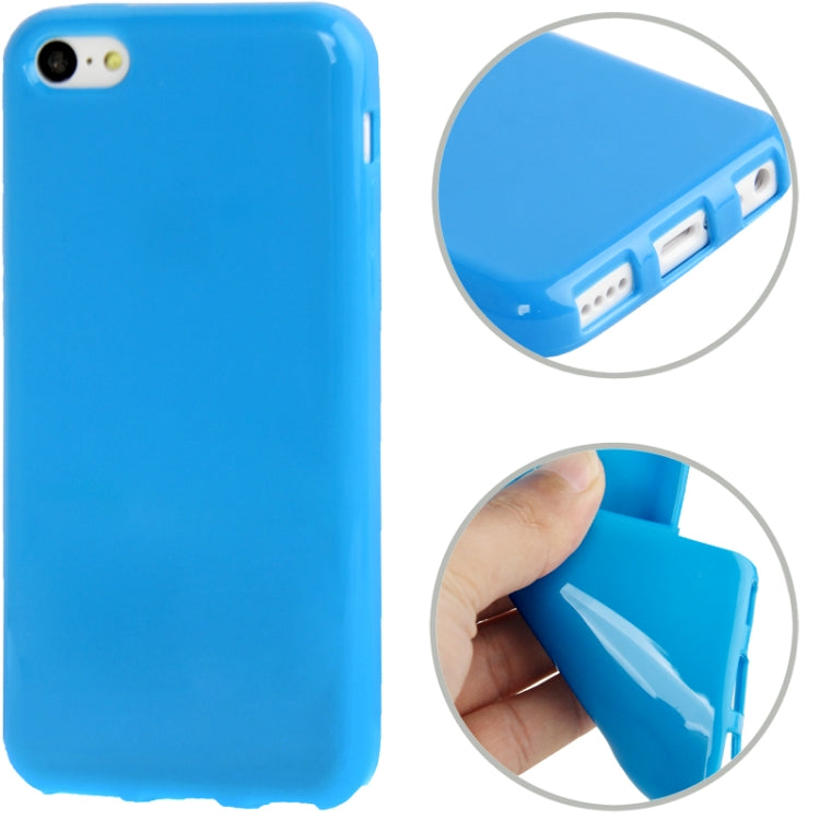 Pure Color Smooth Surface TPU Case for iPhone 5C