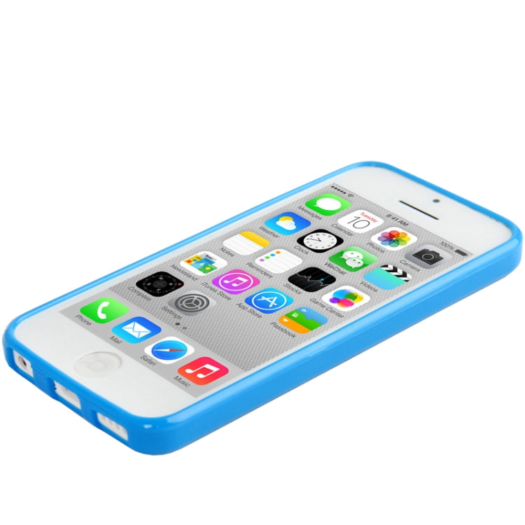 Pure Color Smooth Surface TPU Case for iPhone 5C