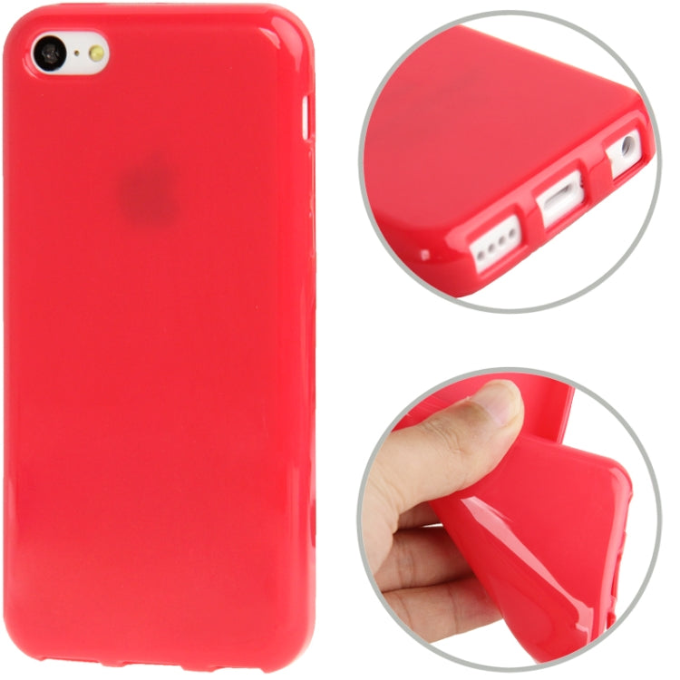 Pure Color Smooth Surface TPU Case for iPhone 5C