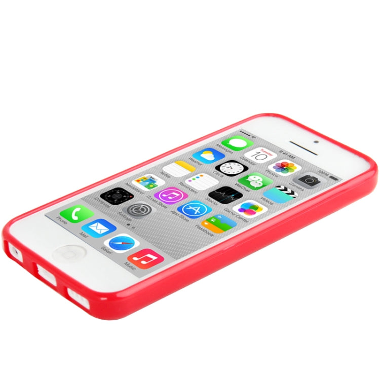 Pure Color Smooth Surface TPU Case for iPhone 5C