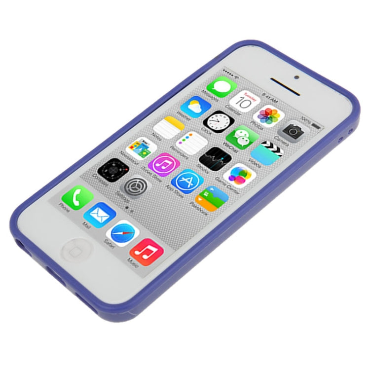 New Light Plastic + TPU Material Bumper Frame for iPhone 5C