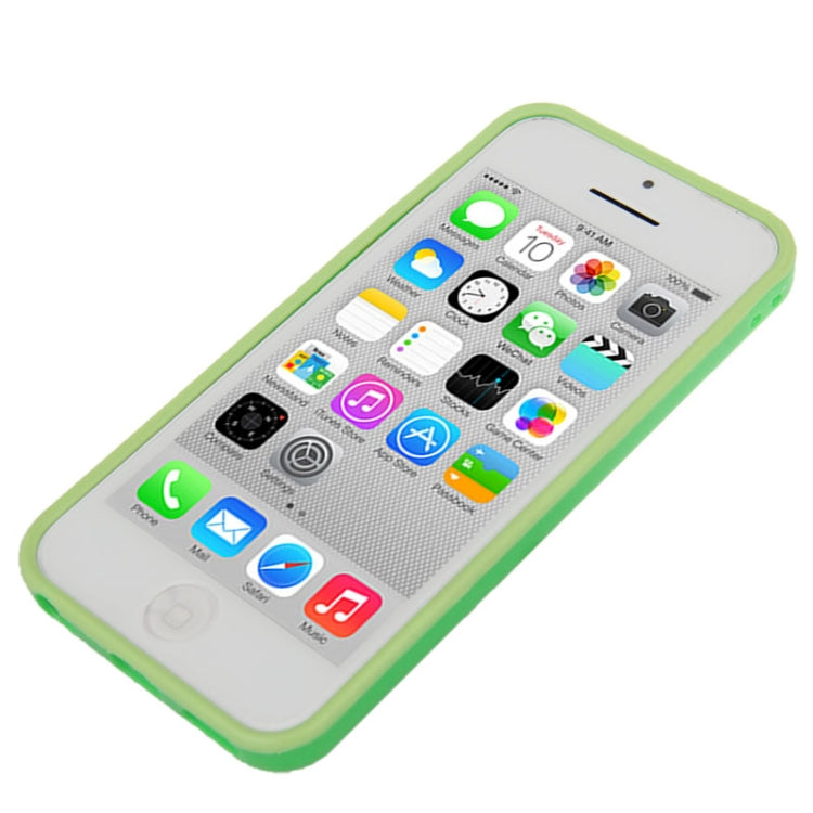 New Light Plastic + TPU Material Bumper Frame for iPhone 5C