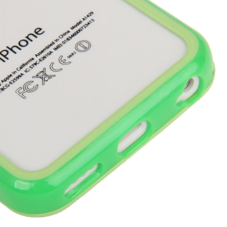 New Light Plastic + TPU Material Bumper Frame for iPhone 5C