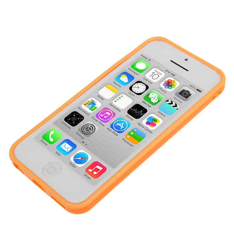 New Light Plastic + TPU Material Bumper Frame for iPhone 5C