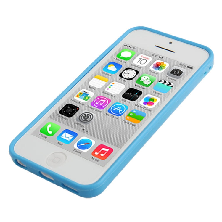 New Light Plastic + TPU Material Bumper Frame for iPhone 5C