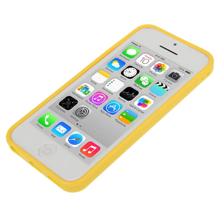 New Light Plastic + TPU Material Bumper Frame for iPhone 5C