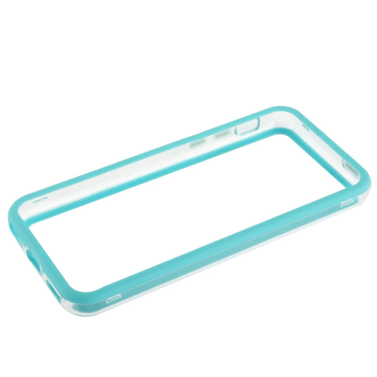 Transparent Plastic + TPU Material Bumper Frame with Volume Buttons for iPhone 5C