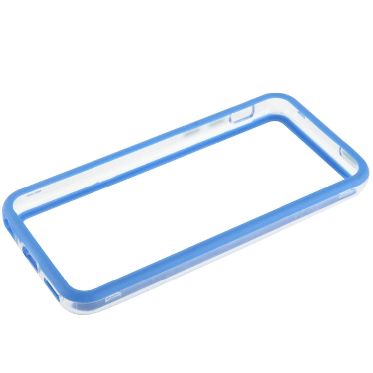 Transparent Plastic + TPU Material Bumper Frame with Volume Buttons for iPhone 5C