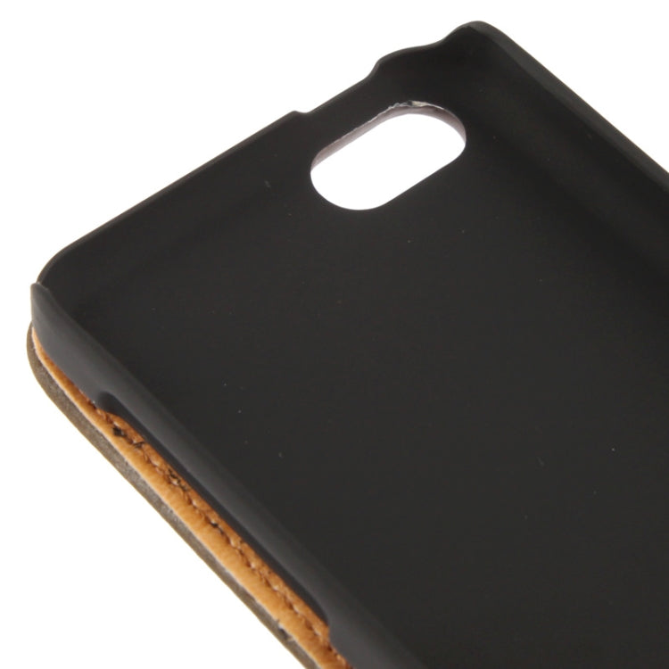 Attractive Scrub Surface Vertical Flip Leather Case for iPhone 5C