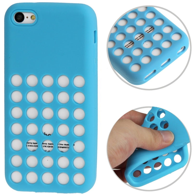 Hollow Dot Silicone Protective Case for iPhone 5C