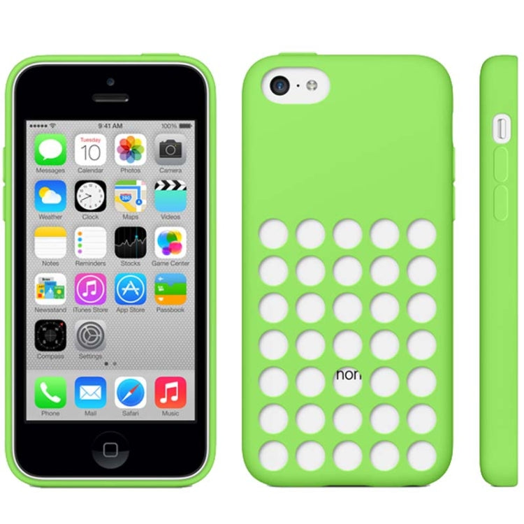 Hollow Dot Silicone Protective Case for iPhone 5C