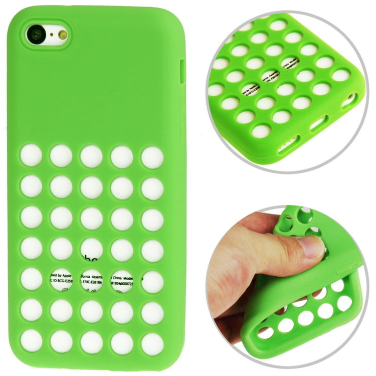 Hollow Dot Silicone Protective Case for iPhone 5C
