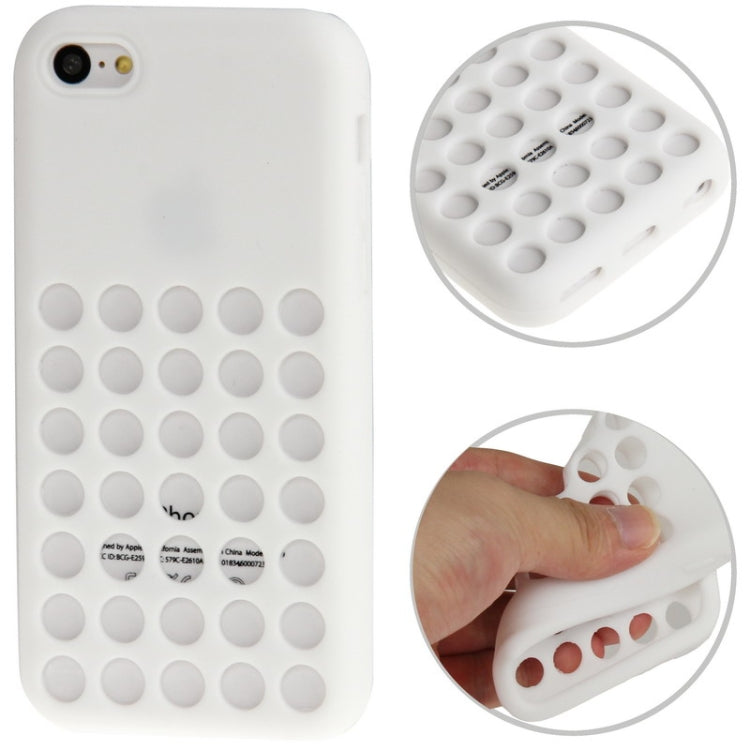 Hollow Dot Silicone Protective Case for iPhone 5C