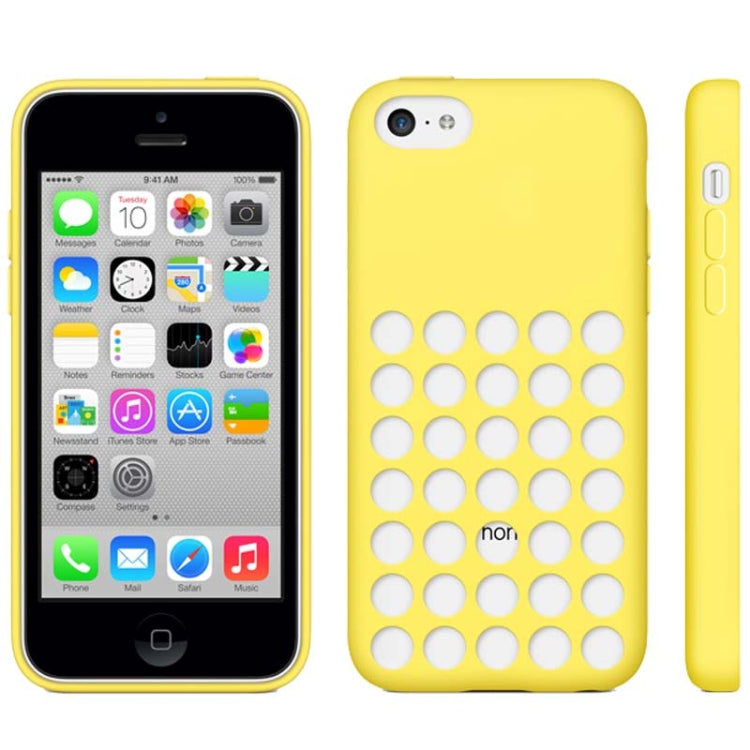 Hollow Dot Silicone Protective Case for iPhone 5C