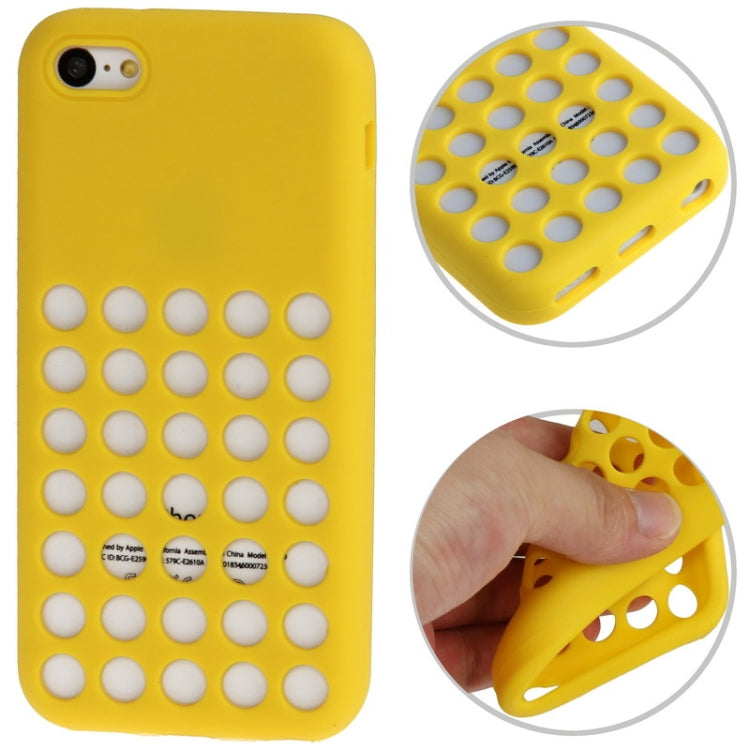 Hollow Dot Silicone Protective Case for iPhone 5C