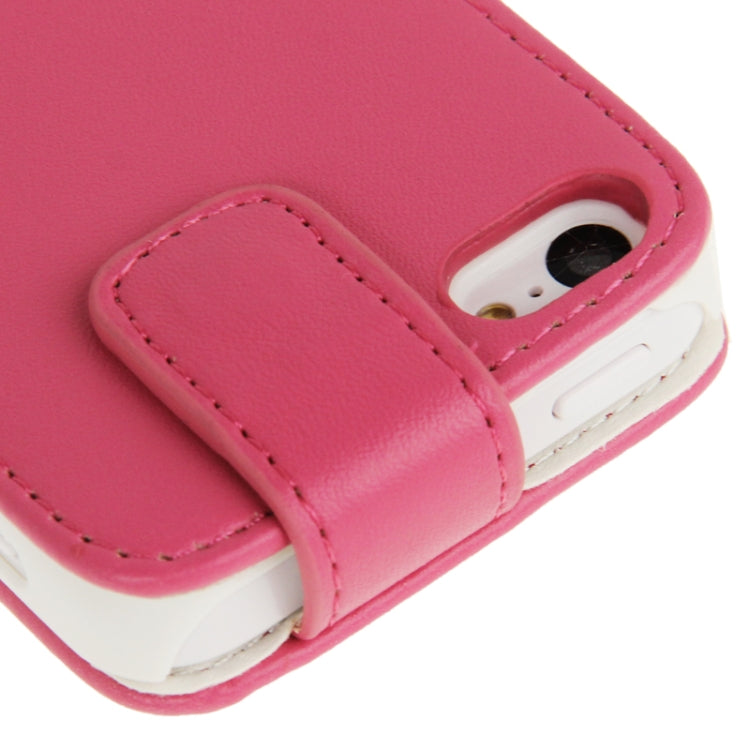 Vertical Flip Leather Case for iPhone 5C