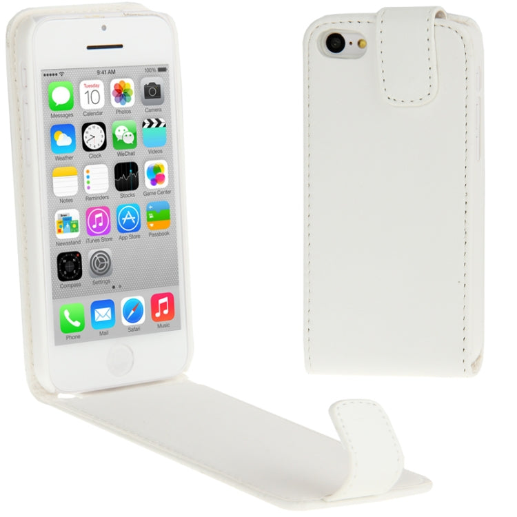 Vertical Flip Leather Case for iPhone 5C