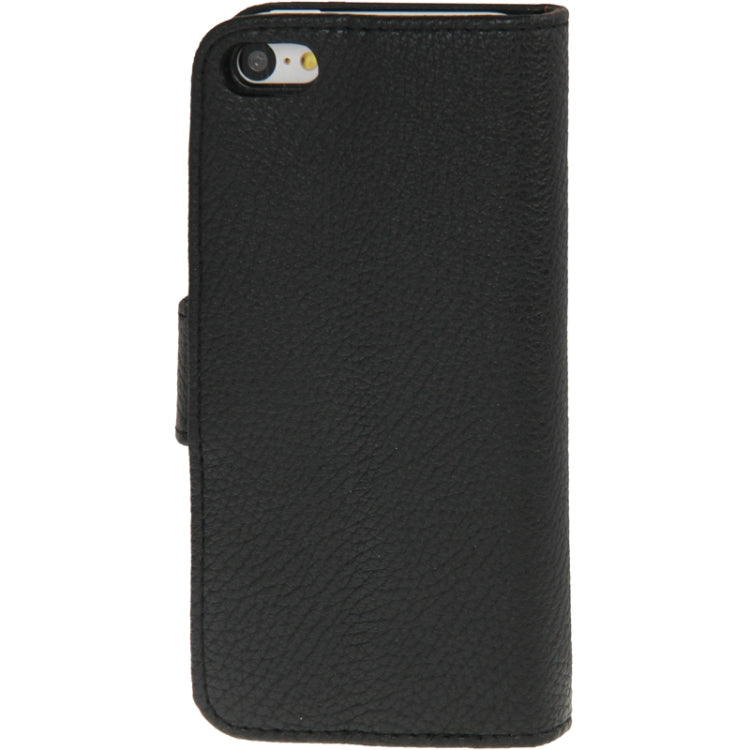 Litchi Texture Horizontal Flip Leather Case with Credit Card Slots & Holder for iPhone 5C