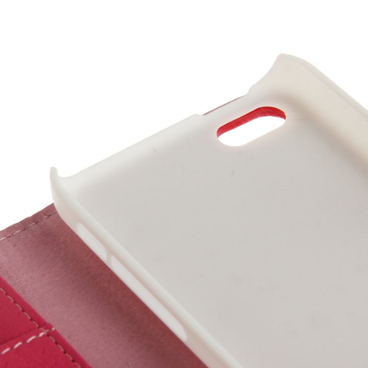 Litchi Texture Horizontal Flip Leather Case with Credit Card Slots & Holder for iPhone 5C
