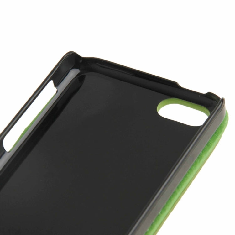 Vertical Flip Leather Case with Credit Card Slot for iPhone 5C