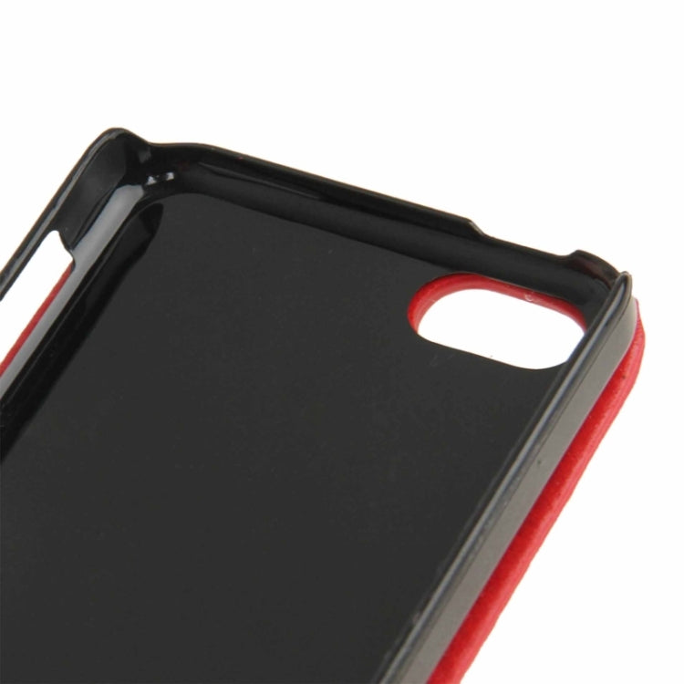 Vertical Flip Leather Case with Credit Card Slot for iPhone 5C