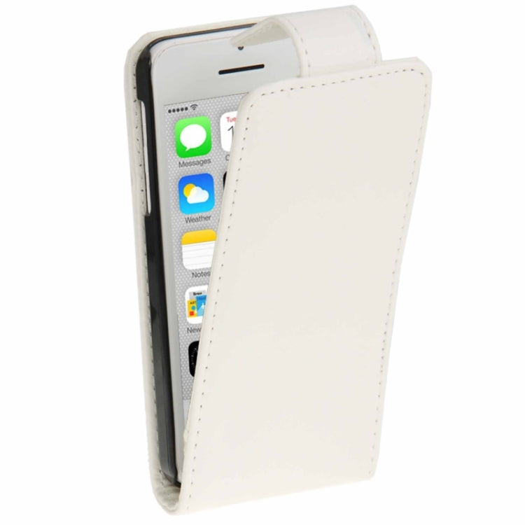 Vertical Flip Leather Case with Credit Card Slot for iPhone 5C