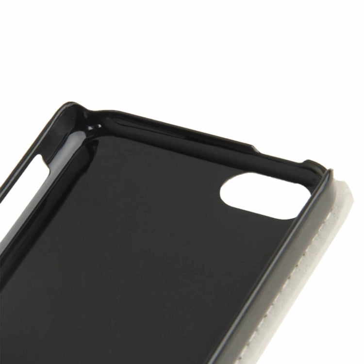 Vertical Flip Leather Case with Credit Card Slot for iPhone 5C