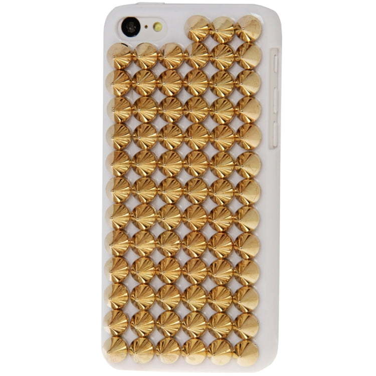 Diamond Rivet Style Plastic Protective Case for iPhone 5C