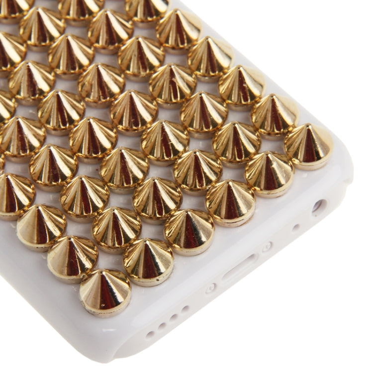 Diamond Rivet Style Plastic Protective Case for iPhone 5C