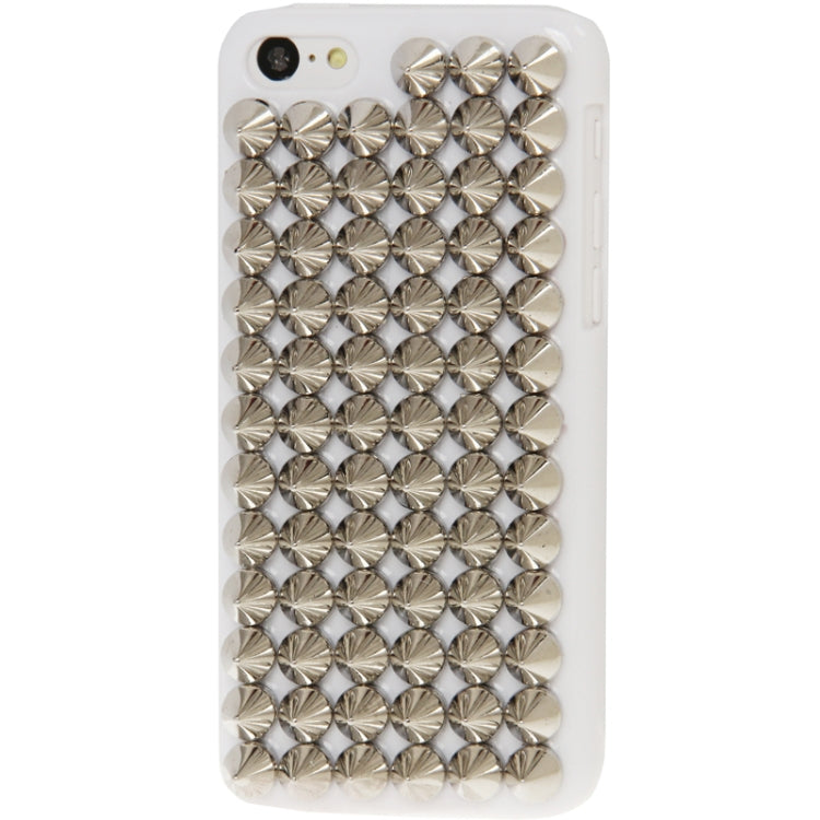 Diamond Rivet Style Plastic Protective Case for iPhone 5C