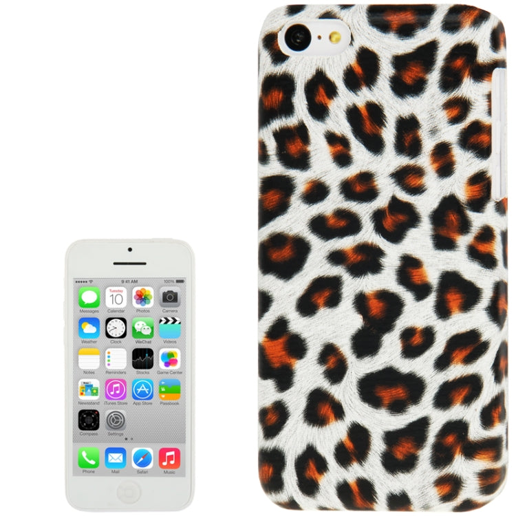 Leopard Pattern Skinning Plastic Case for iPhone 5C