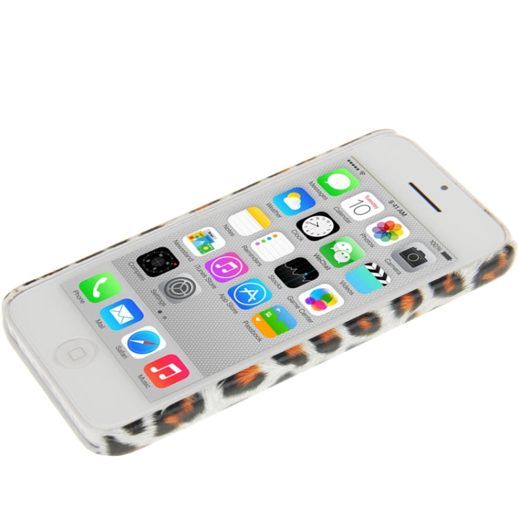 Leopard Pattern Skinning Plastic Case for iPhone 5C