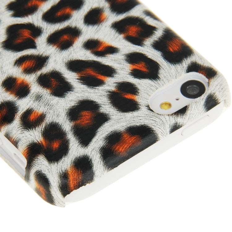 Leopard Pattern Skinning Plastic Case for iPhone 5C