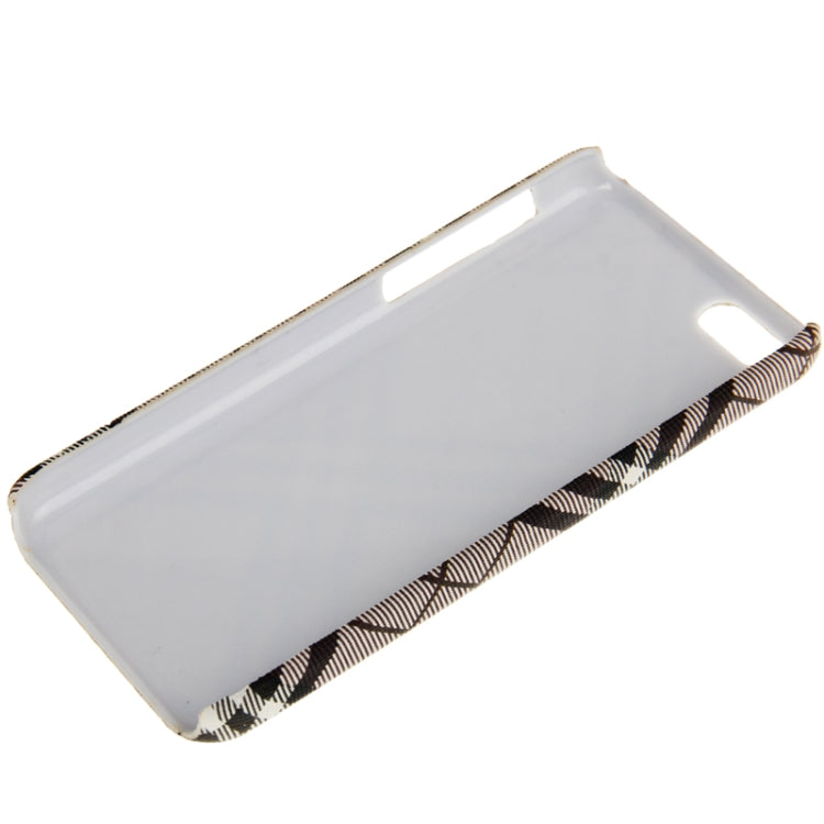 Plaid Pattern Skinning Plastic Case for iPhone 5C