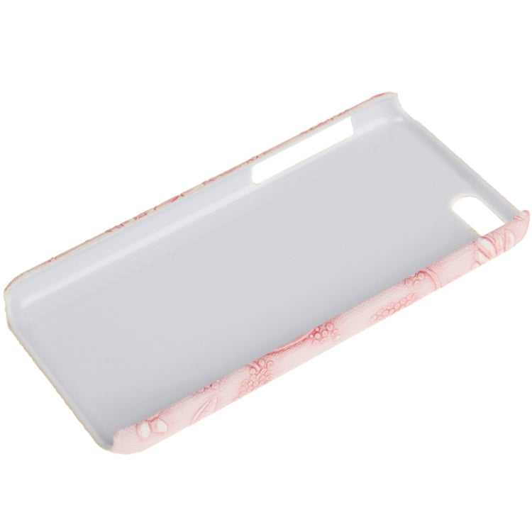 Palace Peony Pattern Skinning Plastic Case for iPhone 5C