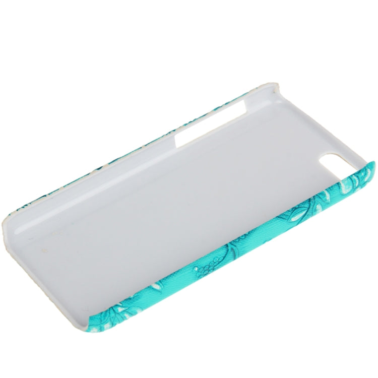 Palace Peony Pattern Skinning Plastic Case for iPhone 5C