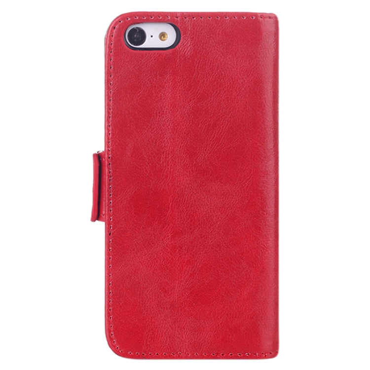 Oil Leather Case with Card Slot & Holder for iPhone 5C