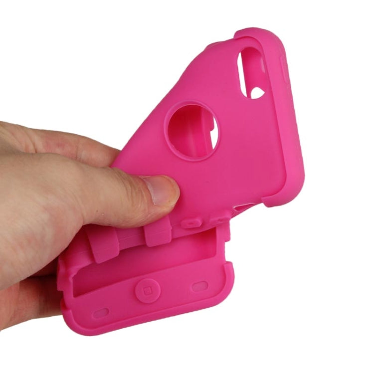 2-color Series Plastic + Silicon Combination Case for iPhone 5C