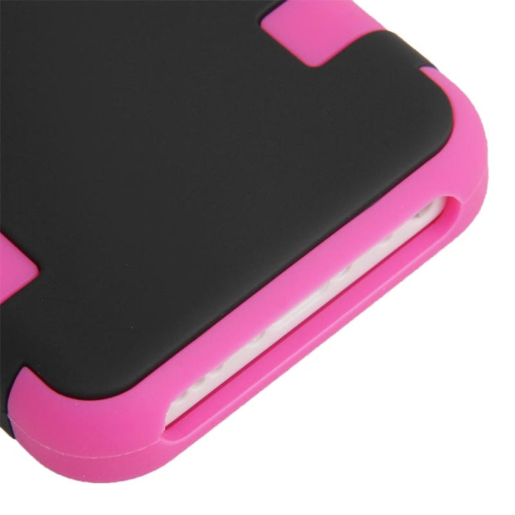 2-color Series Plastic + Silicon Combination Case for iPhone 5C