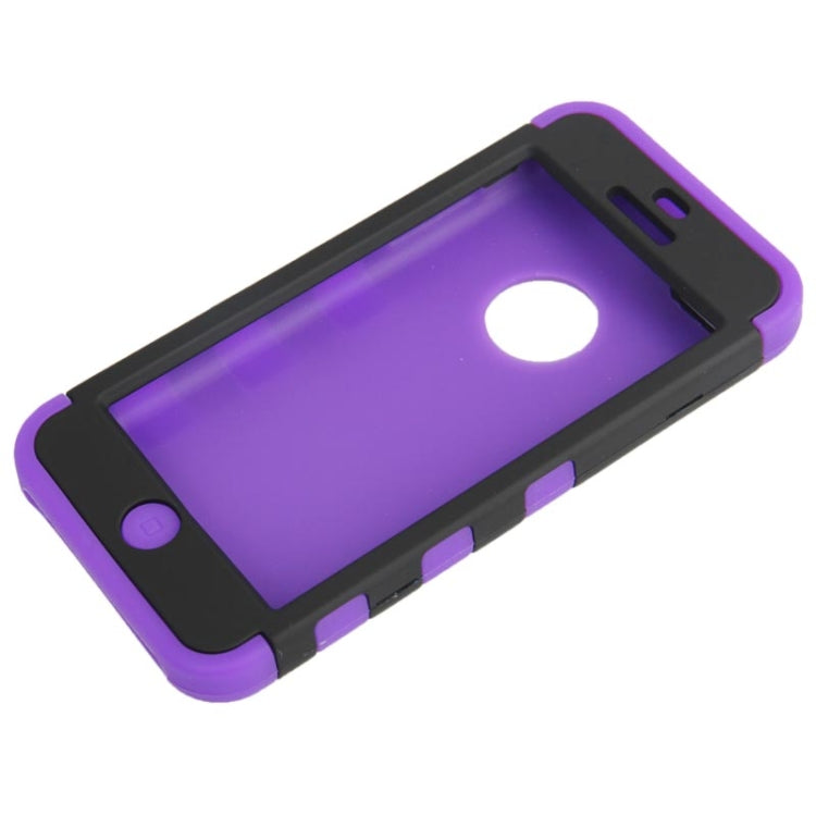 2-color Series Plastic + Silicon Combination Case for iPhone 5C
