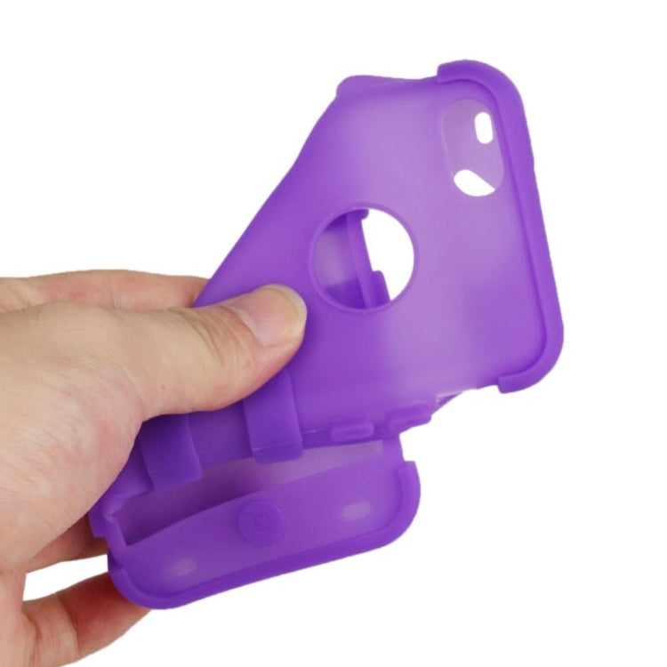 2-color Series Plastic + Silicon Combination Case for iPhone 5C